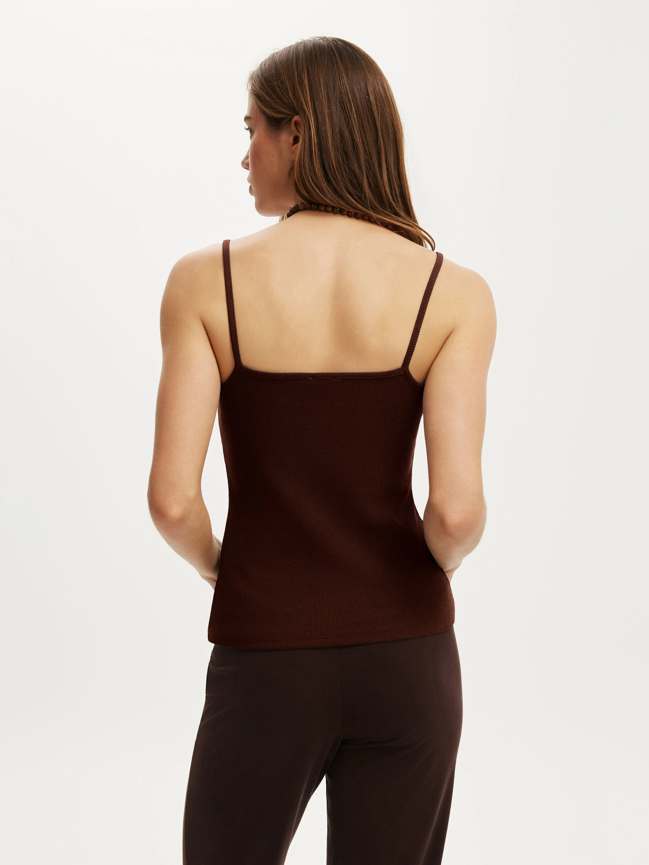 COTTON ON Áo Hai Dây Nữ - Lace Trim Longline Cami