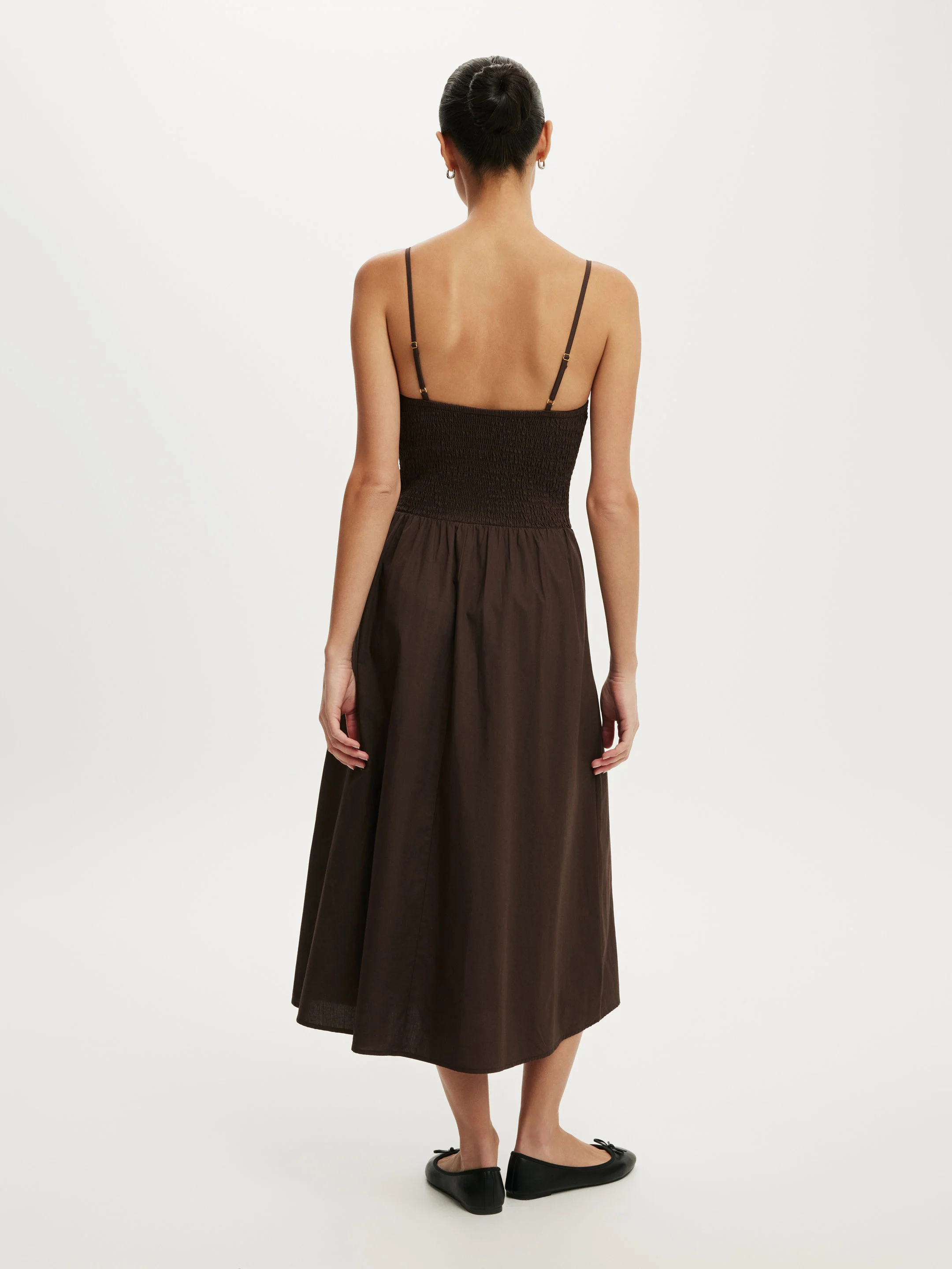 COTTON ON Đầm Midi Nữ - Remy Shirred Bodice Midi Dress