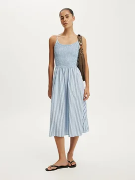 COTTON ON Đầm Midi Nữ - Remy Shirred Bodice Midi Dress