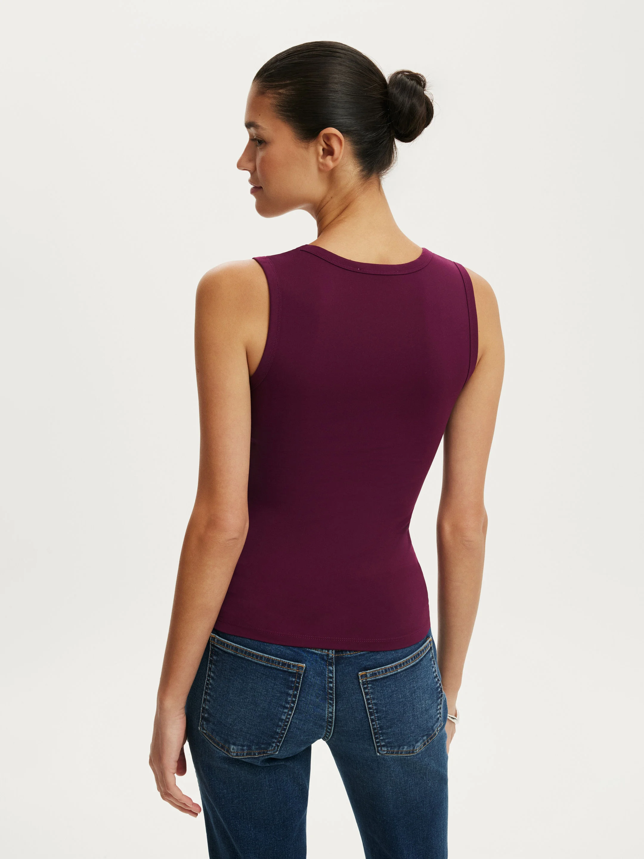 COTTON ON Áo Cổ V Cộc Tay Nữ - Hold Me V Neck Tank