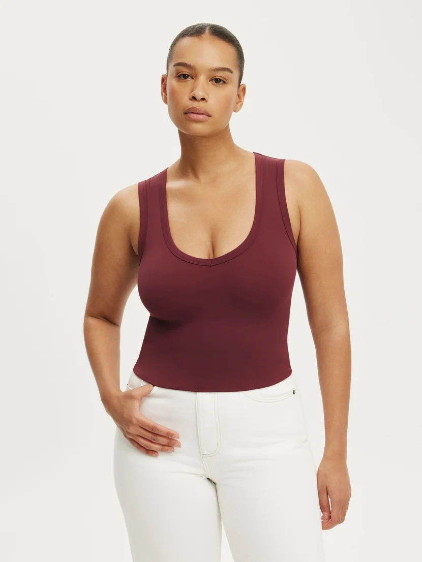 COTTON ON Áo Cổ V Cộc Tay Nữ - Hold Me V Neck Tank