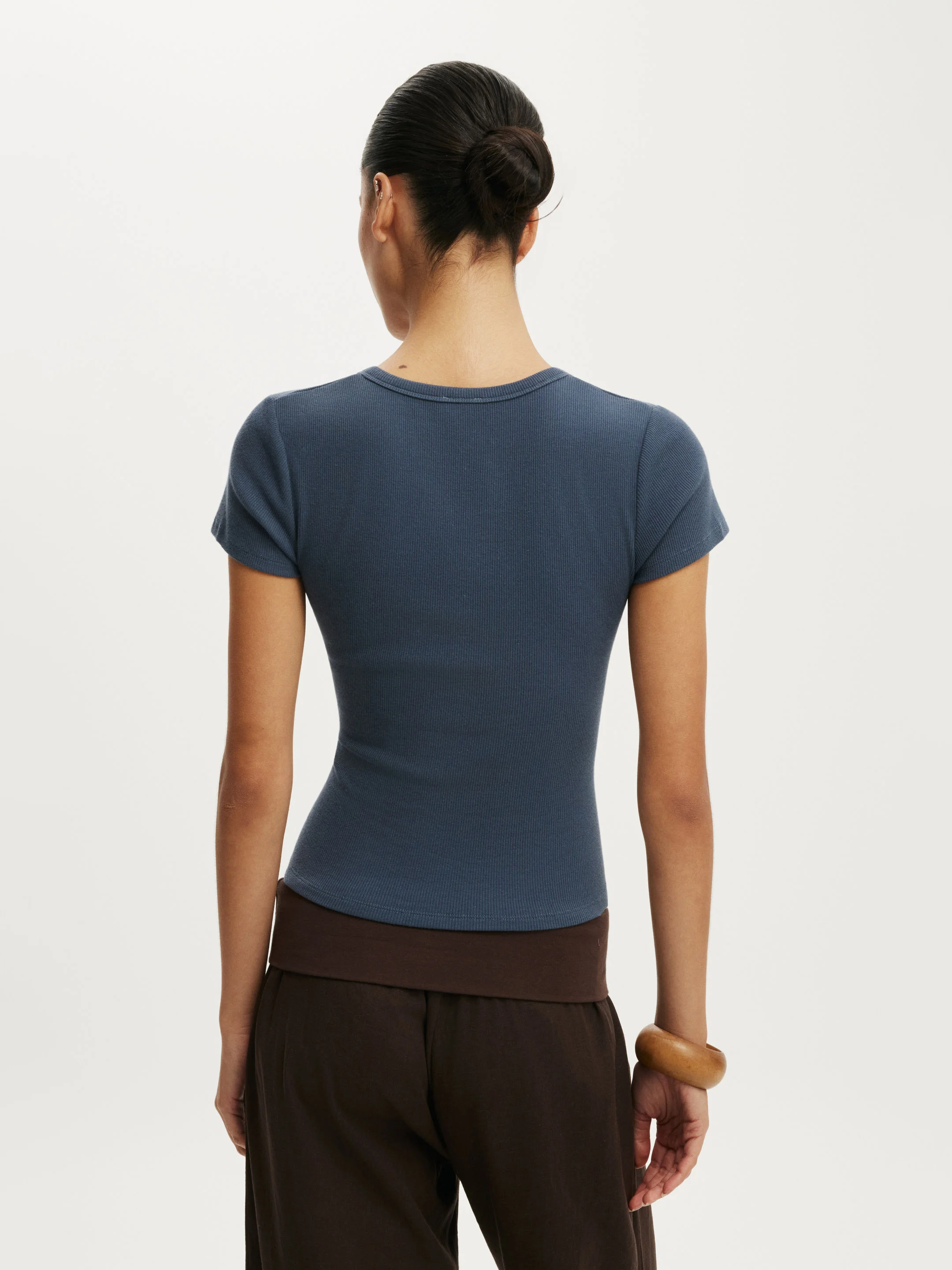 COTTON ON Áo Thun Ngắn Tay Nữ - Blake Short Sleeve Henley