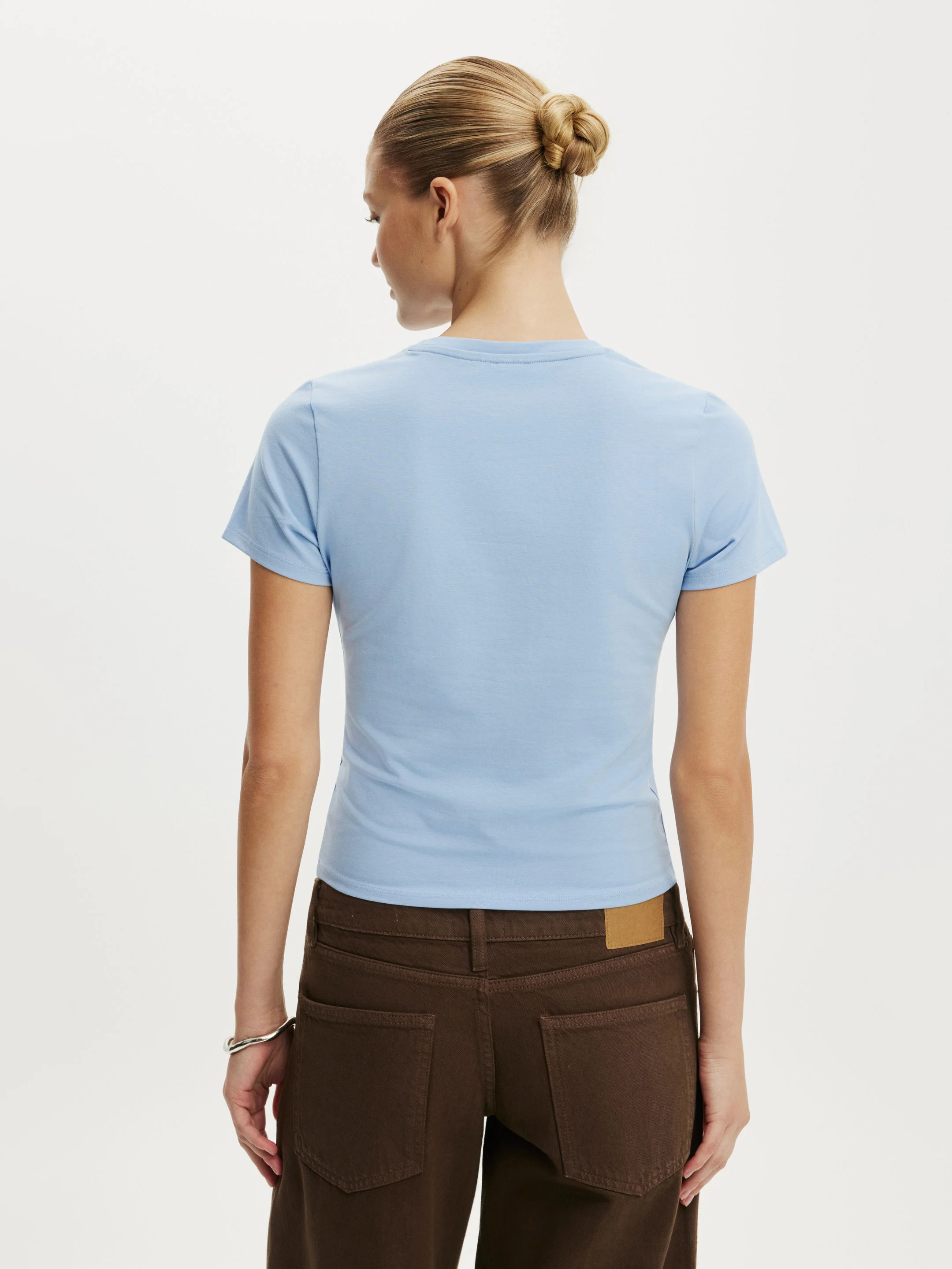 COTTON ON Áo Thun Ngắn Tay Nữ - Twist Short Sleeve Tee