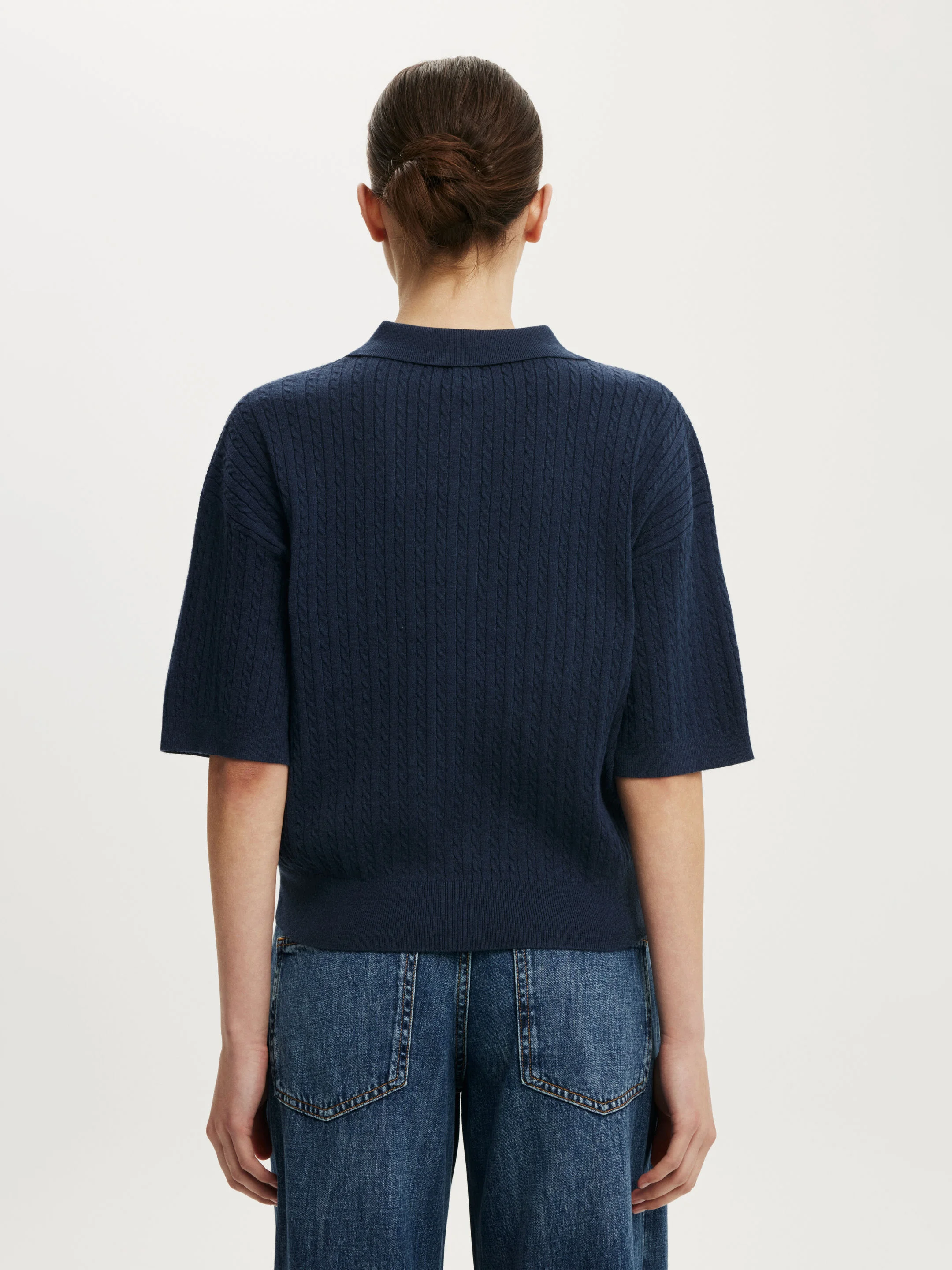 COTTON ON Áo Len Polo Nữ - Ss Boxy Polo Knit
