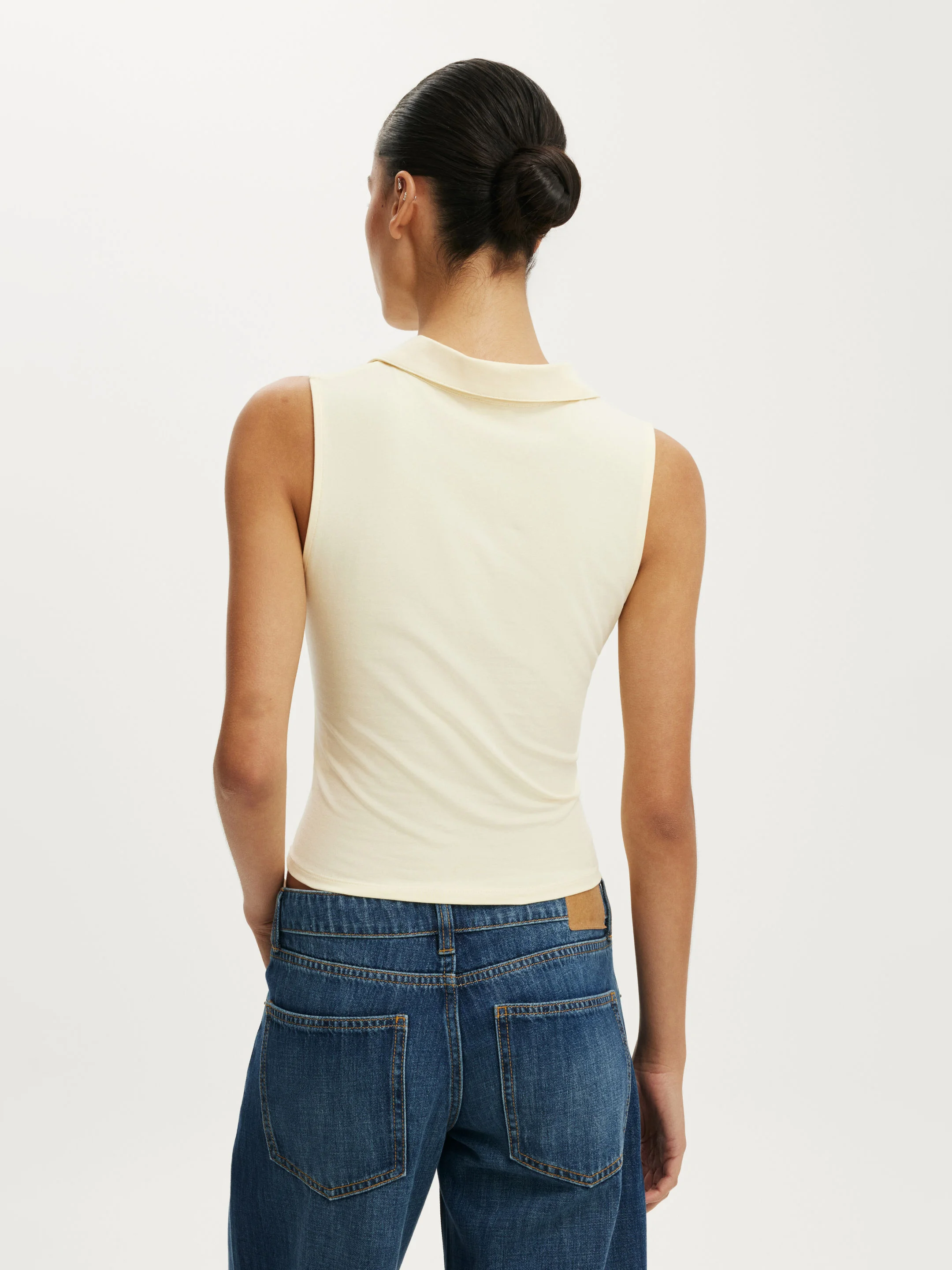 COTTON ON Áo Kiểu Polo Nữ - Gathered Front Polo