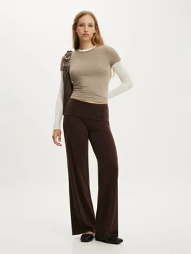 COTTON ON Quần Dài Nữ - Honey Fold Over Pant