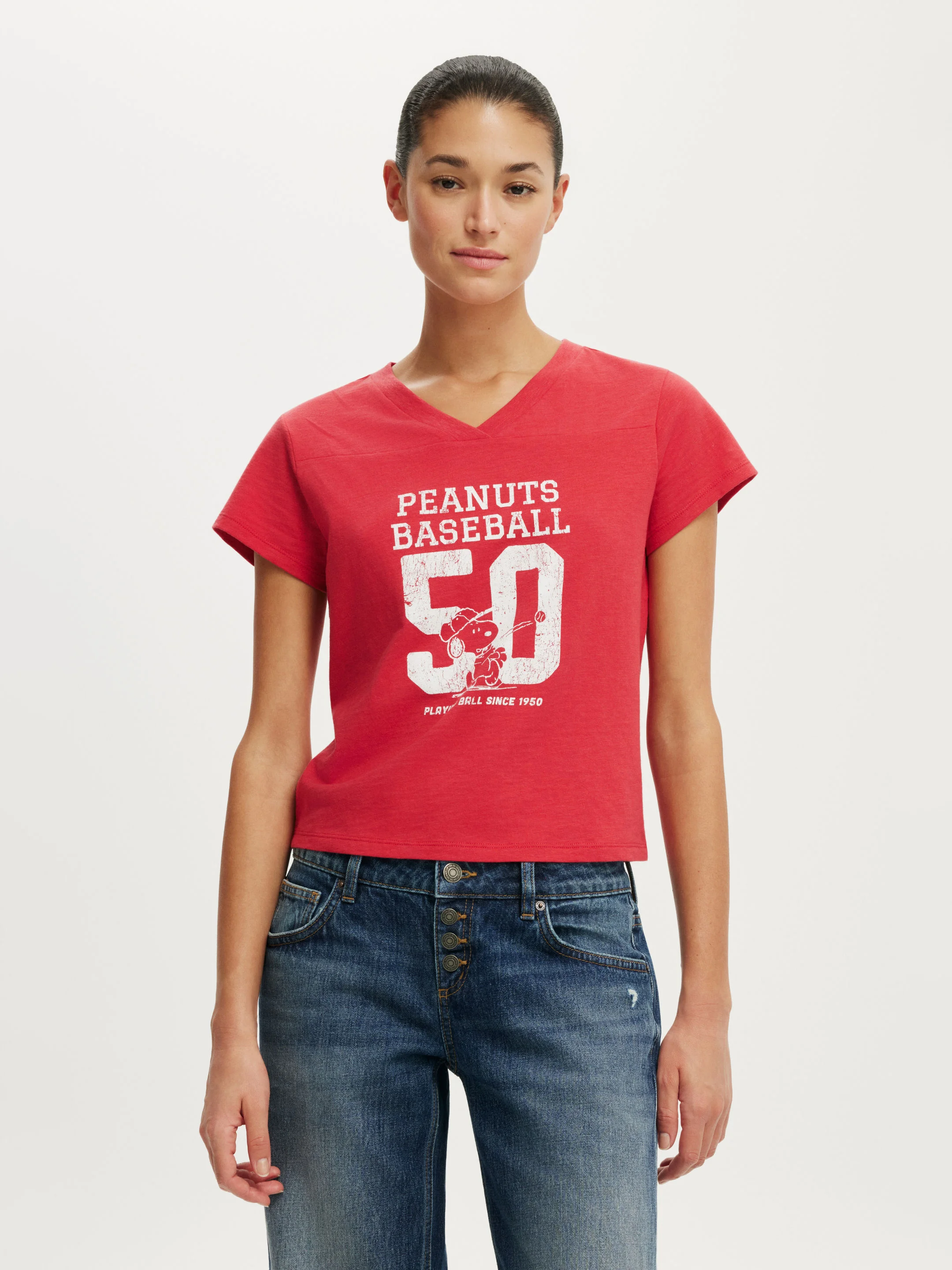 COTTON ON &Aacute;o Thun C&oacute; Họa Tiết Nữ - The Lcn Vneck Original Graphic