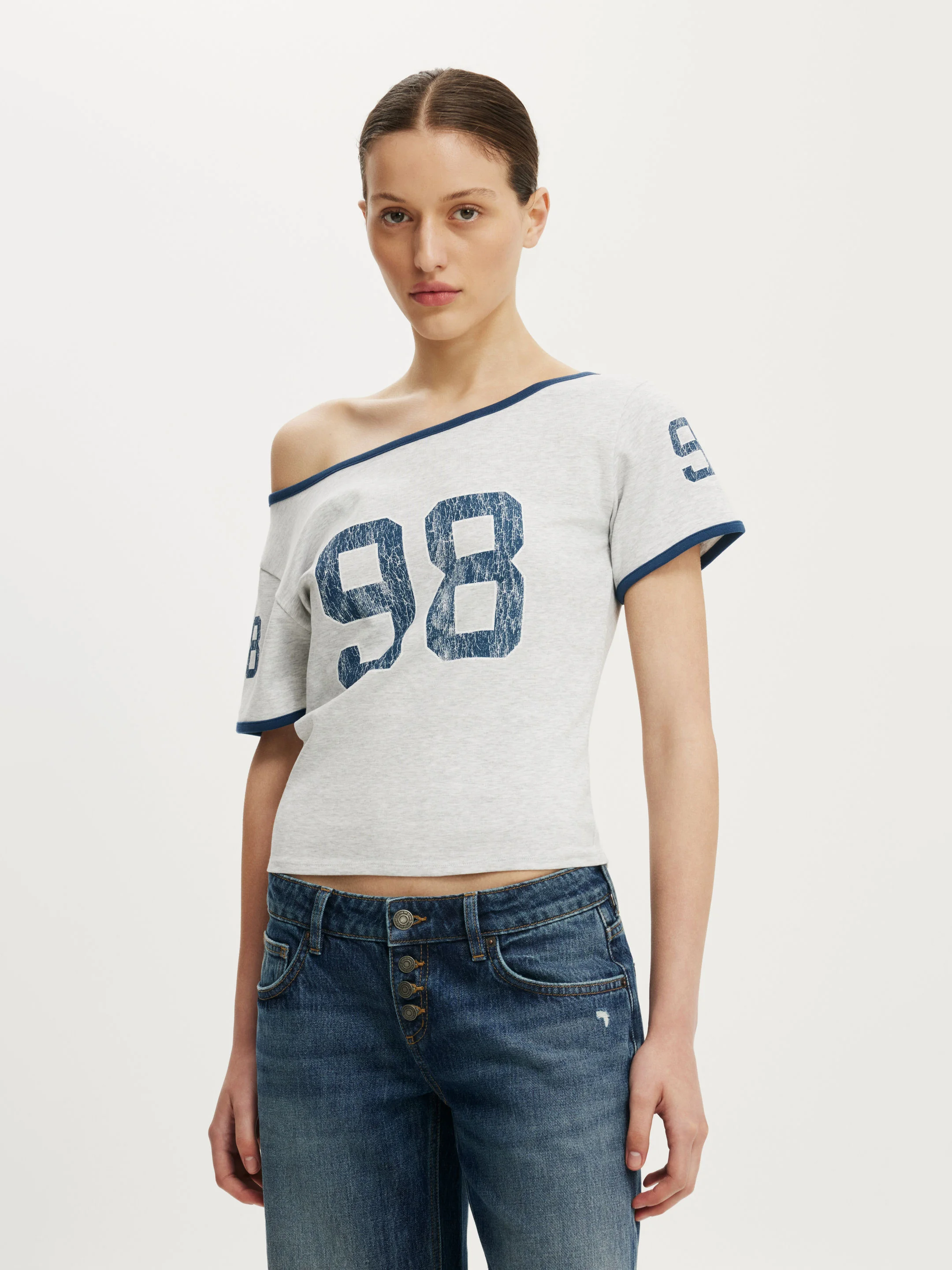 COTTON ON Áo Lệch Vai Nữ - The Fitted Off Shoulder Tee