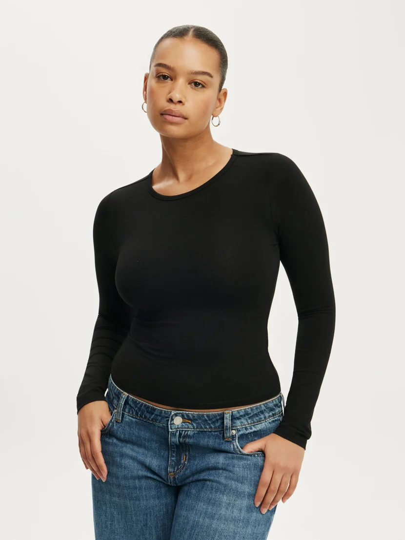 COTTON ON Áo Thun Dài Tay Nữ - Everyday Smooth Long Sleeve