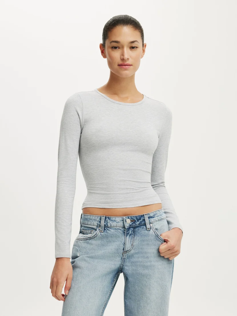 COTTON ON Áo Thun Dài Tay Nữ - Everyday Smooth Long Sleeve