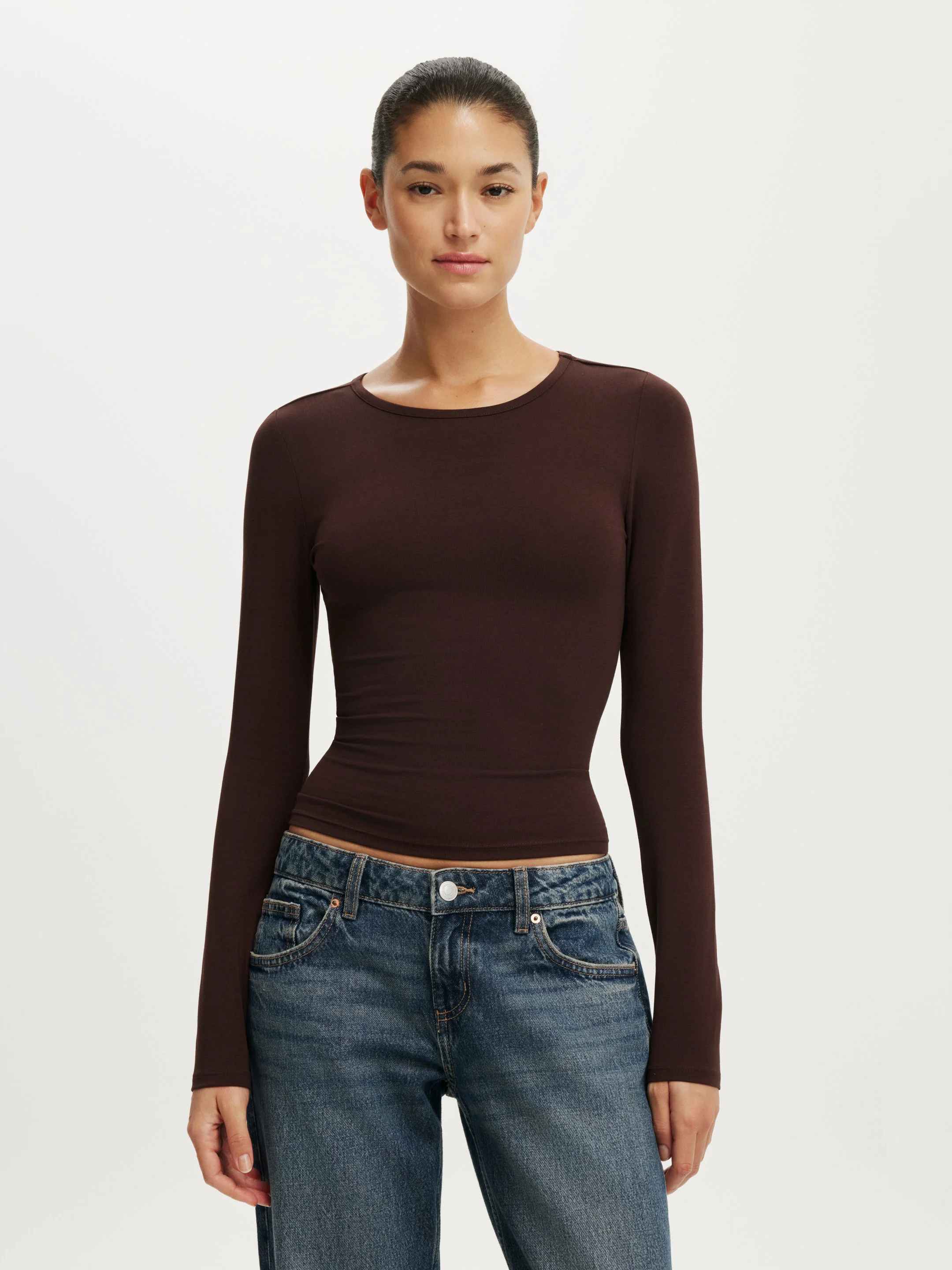 COTTON ON Áo Thun Dài Tay Nữ - Everyday Smooth Long Sleeve