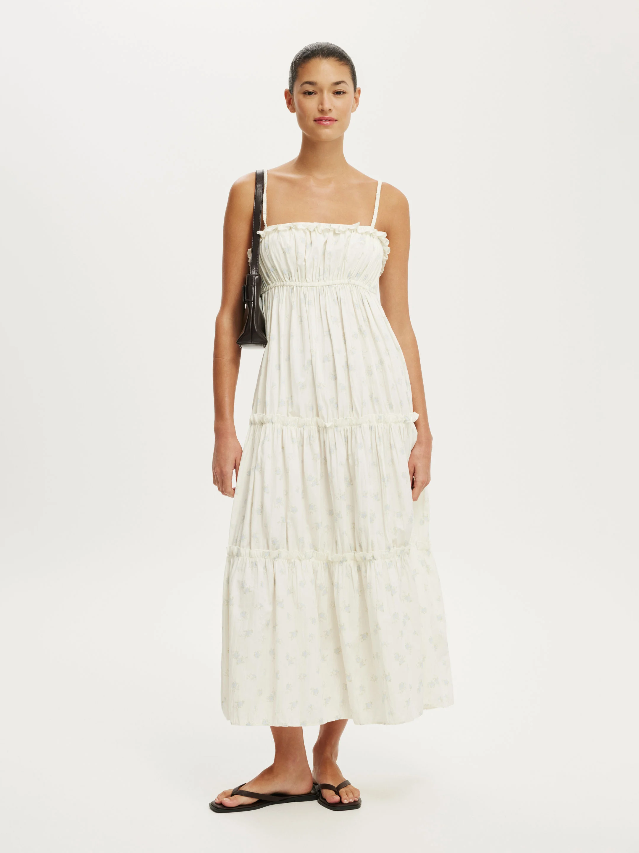 COTTON ON Đầm Maxi Nữ - Poppy Tiered Maxi Dress