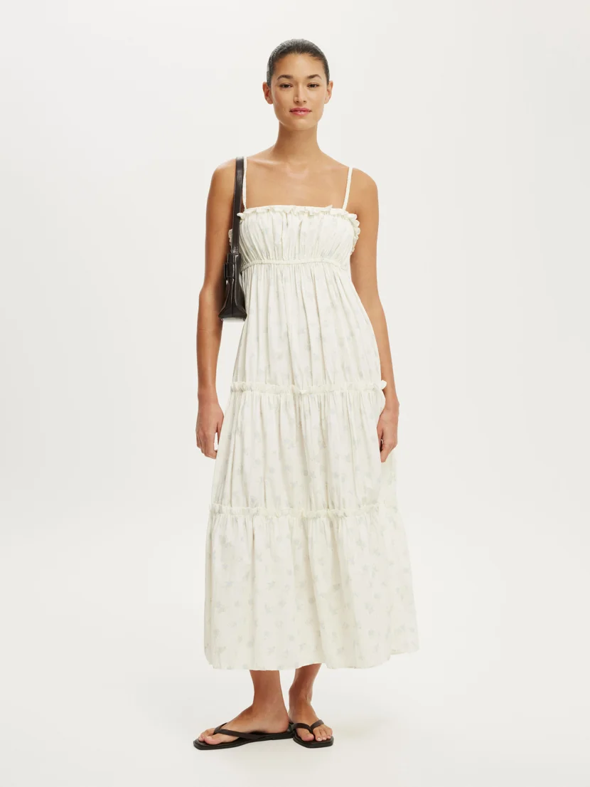 COTTON ON Đầm Maxi Nữ - Poppy Tiered Maxi Dress