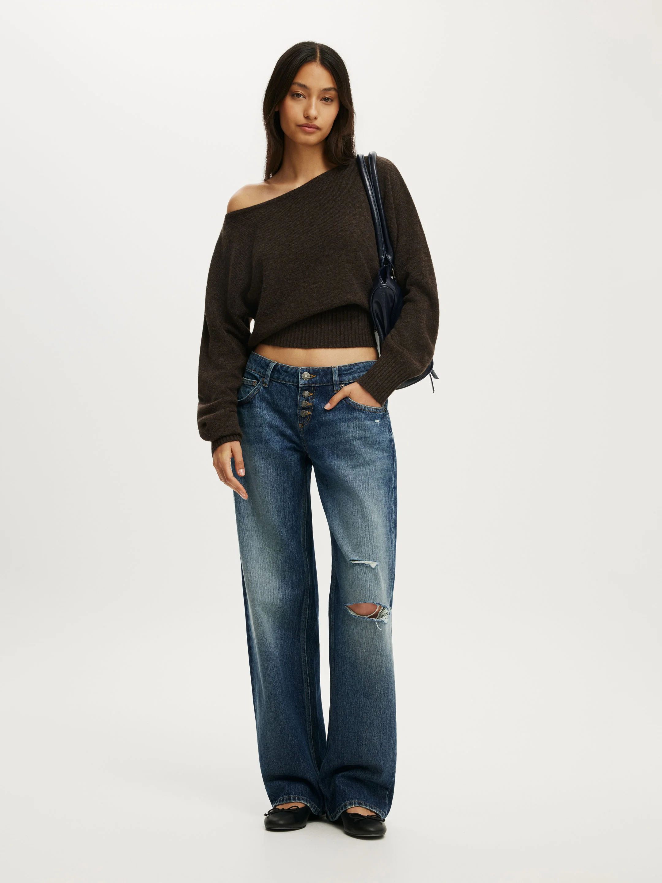 COTTON ON Áo Len Lệch Vai Nữ - Softest Luxe Lw Off Shou Knit