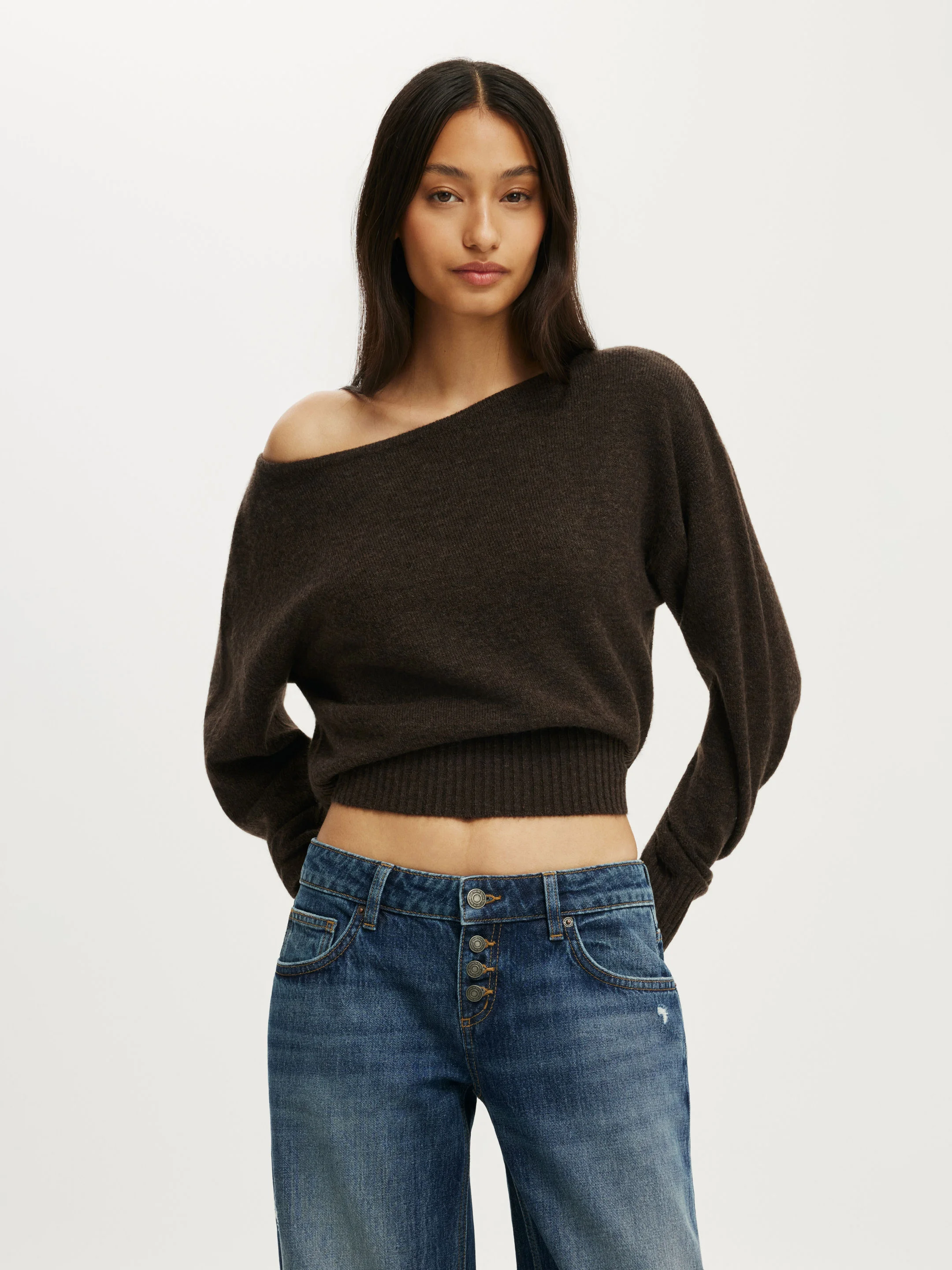 COTTON ON Áo Len Lệch Vai Nữ - Softest Luxe Lw Off Shou Knit