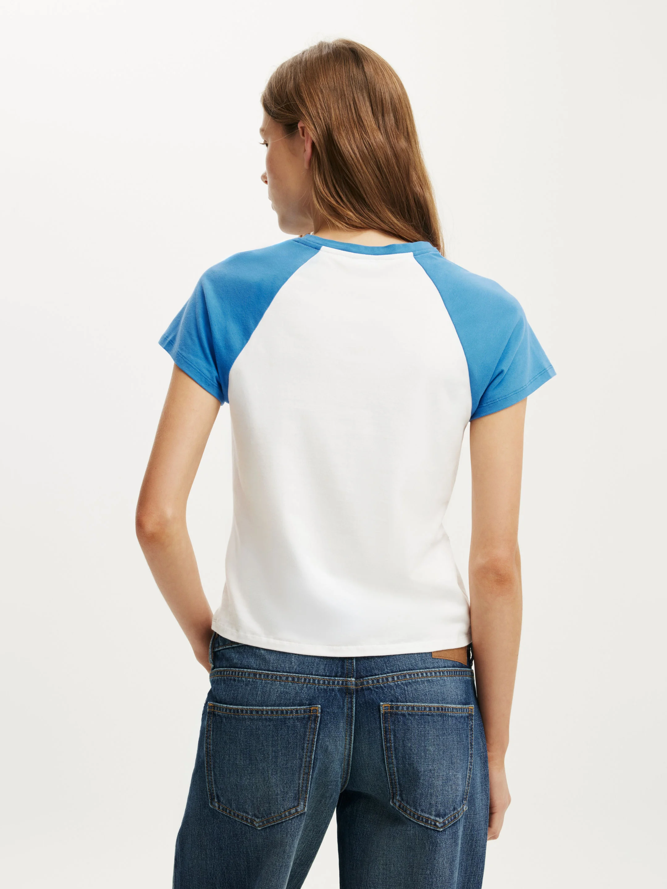 COTTON ON Áo Thun Ngắn Tay Nữ - 90S Baby Raglan Tee