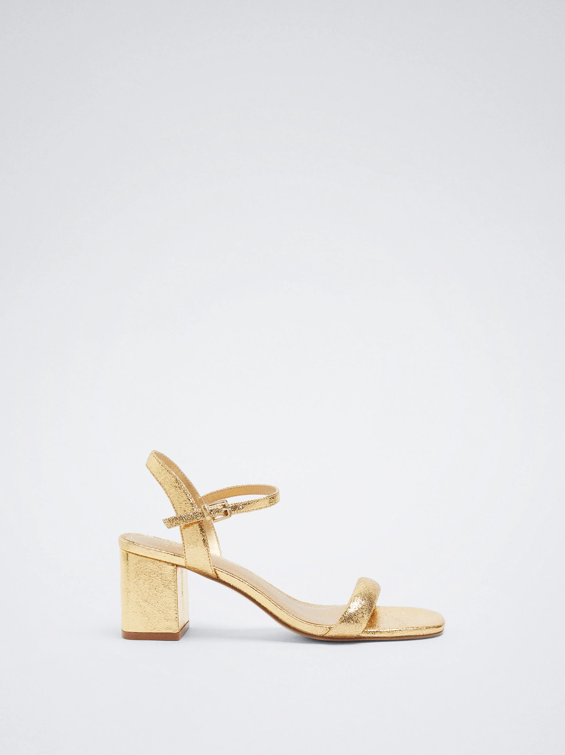 PARFOIS Giày Cao Gót Nữ Gold Heel Sandal