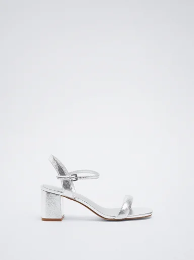 PARFOIS Giày Cao Gót Nữ Silver Party Sandal