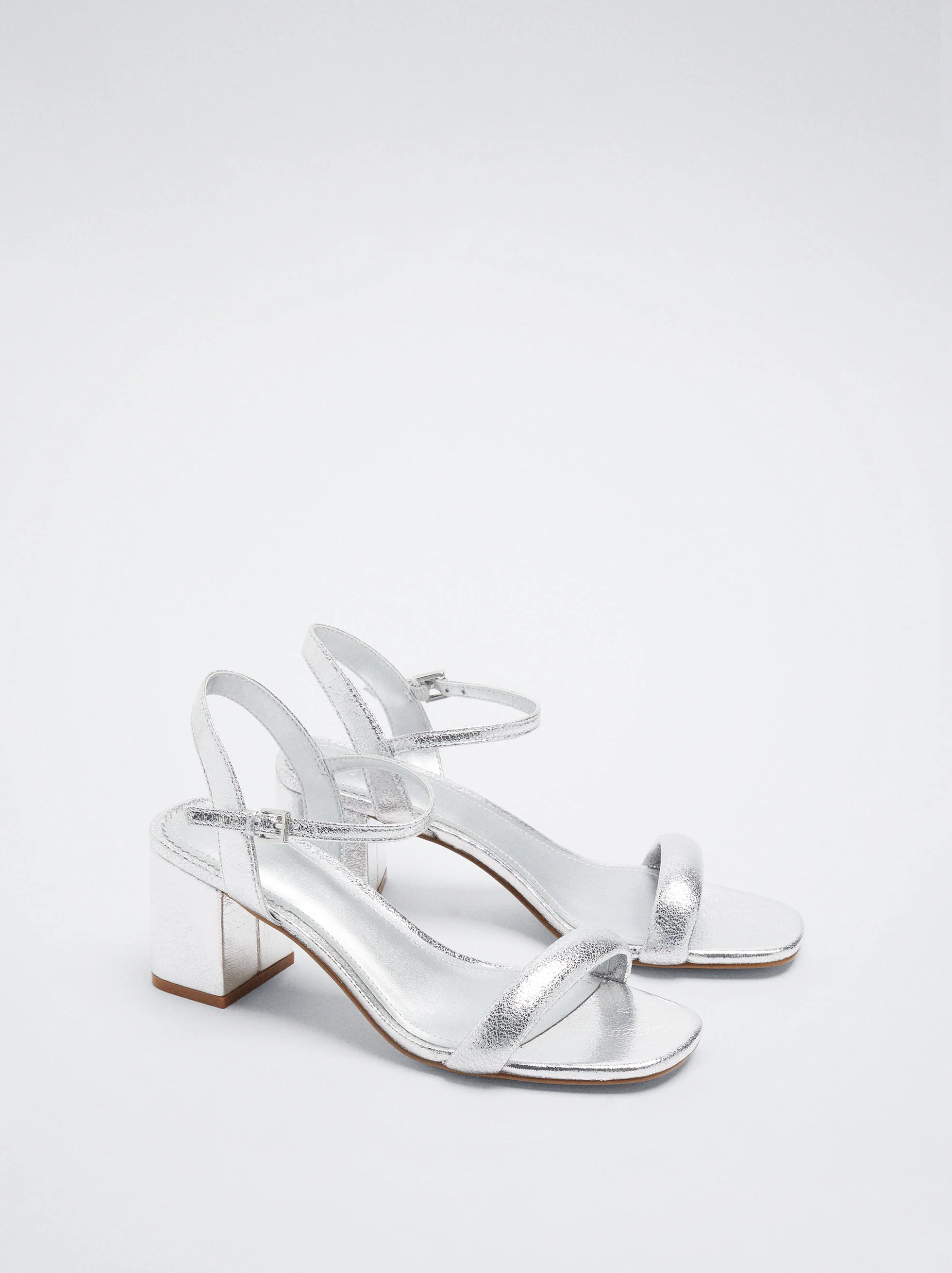 PARFOIS Giày Cao Gót Nữ Silver Party Sandal