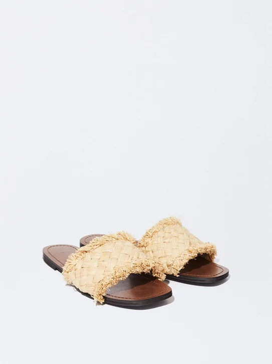 PARFOIS Dép Nữ Natural Raffia Sandal