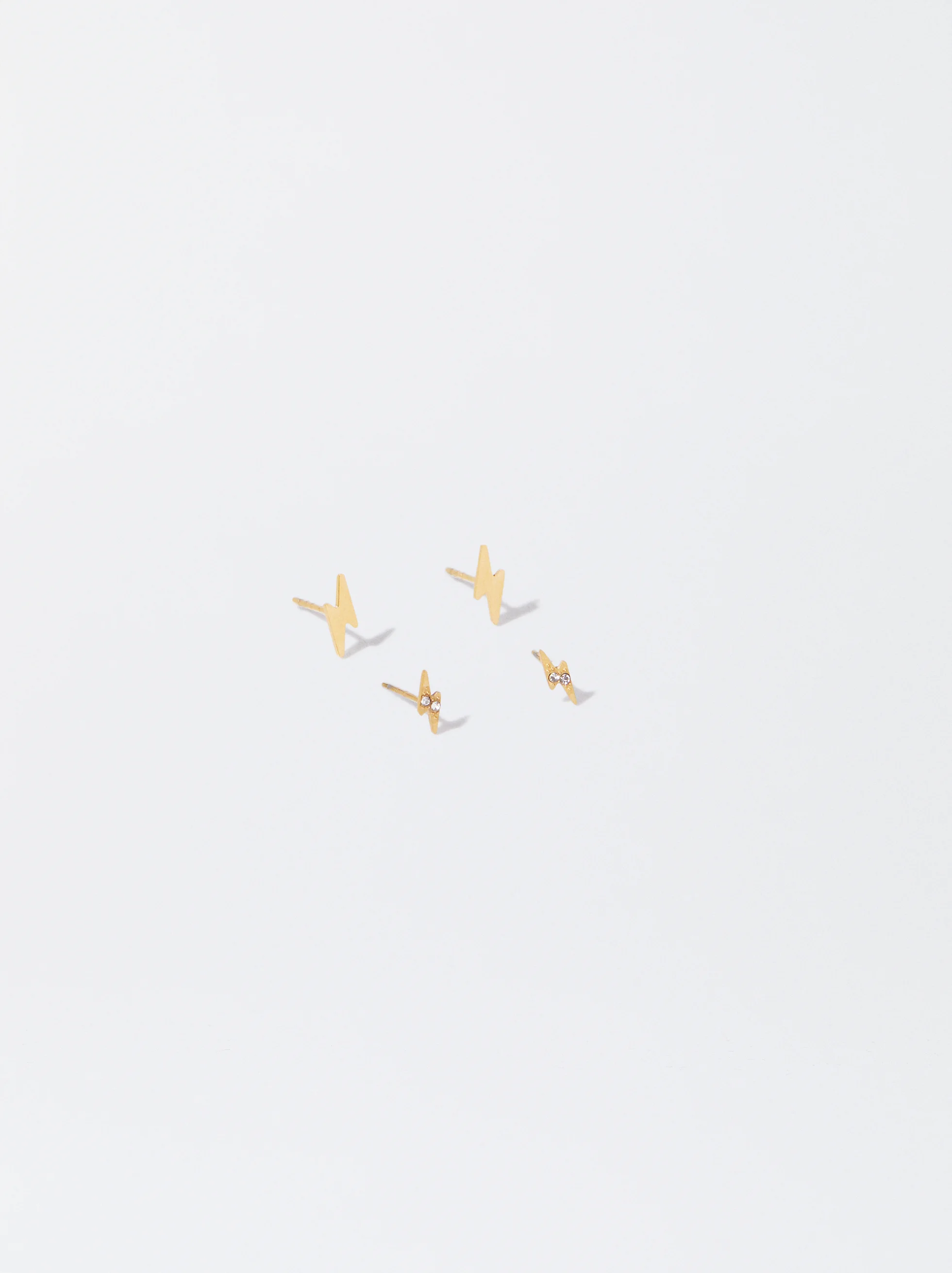 PARFOIS Hoa Tai Nữ Stainless Steel Golden