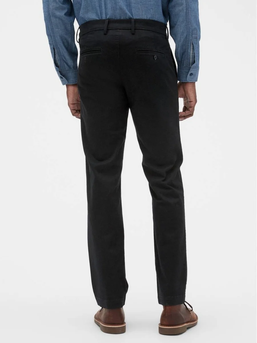 GAP Quần Vải Dài Nam - Essential Khaki Straight Fit