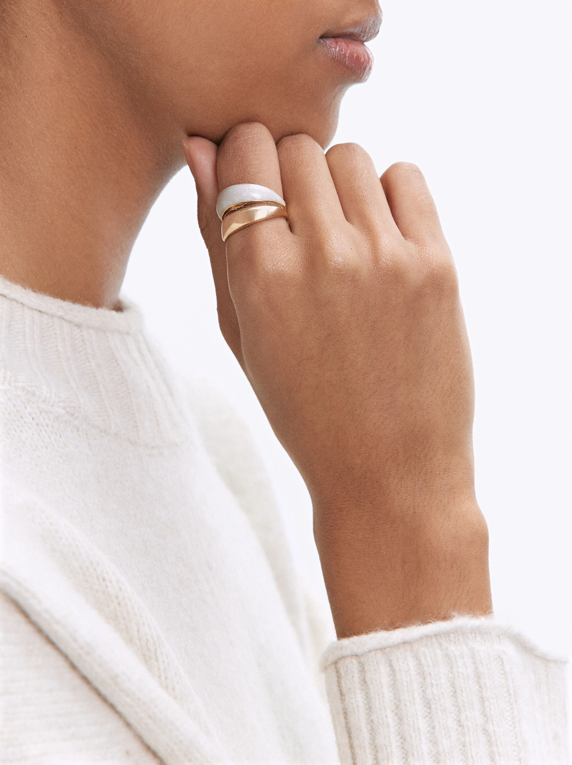 PARFOIS Nhẫn Golden Basics Extra