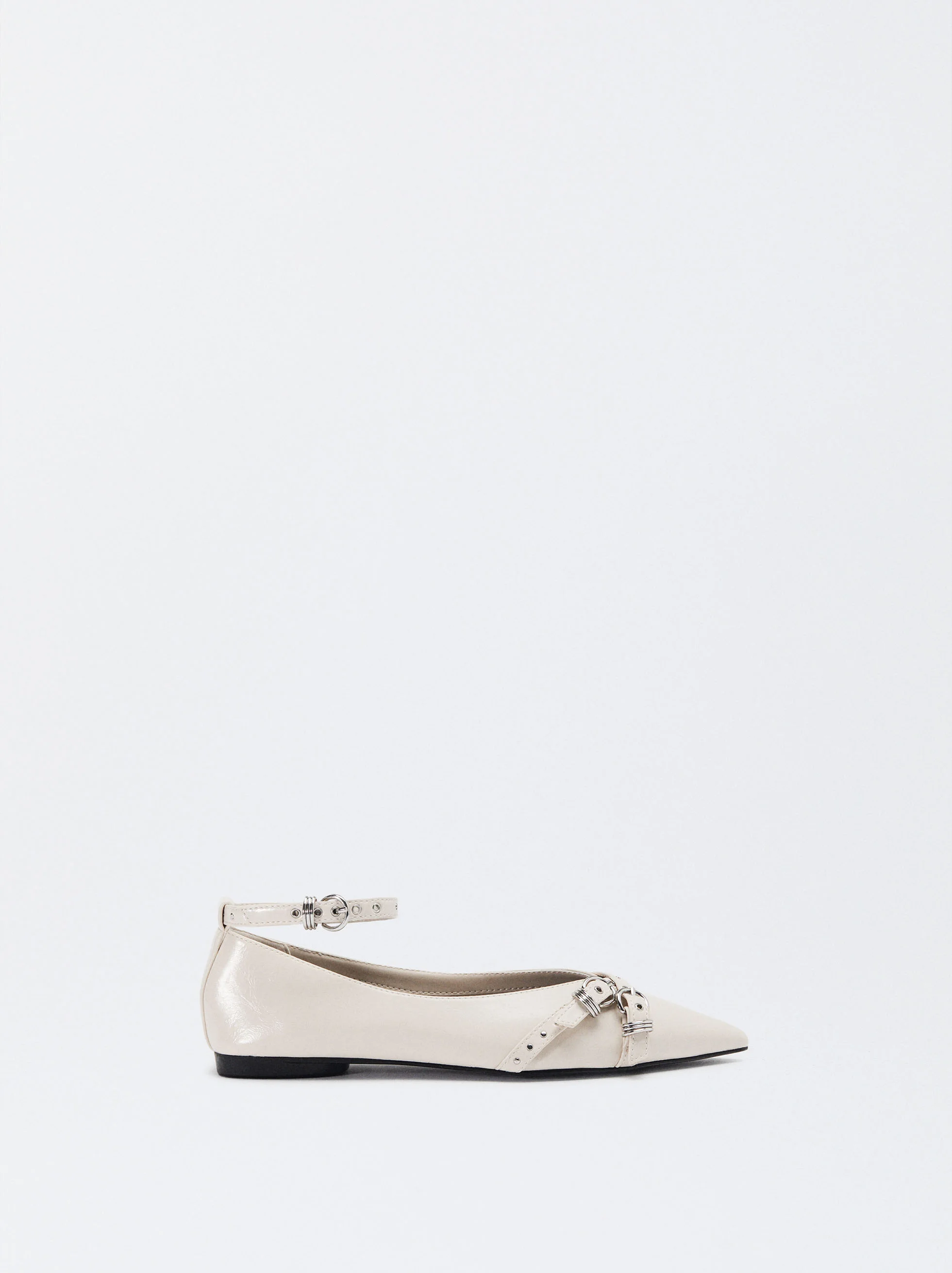 PARFOIS Giày Búp Bê Studs Ballerina