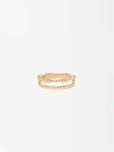 PARFOIS Nhẫn Golden Delicates