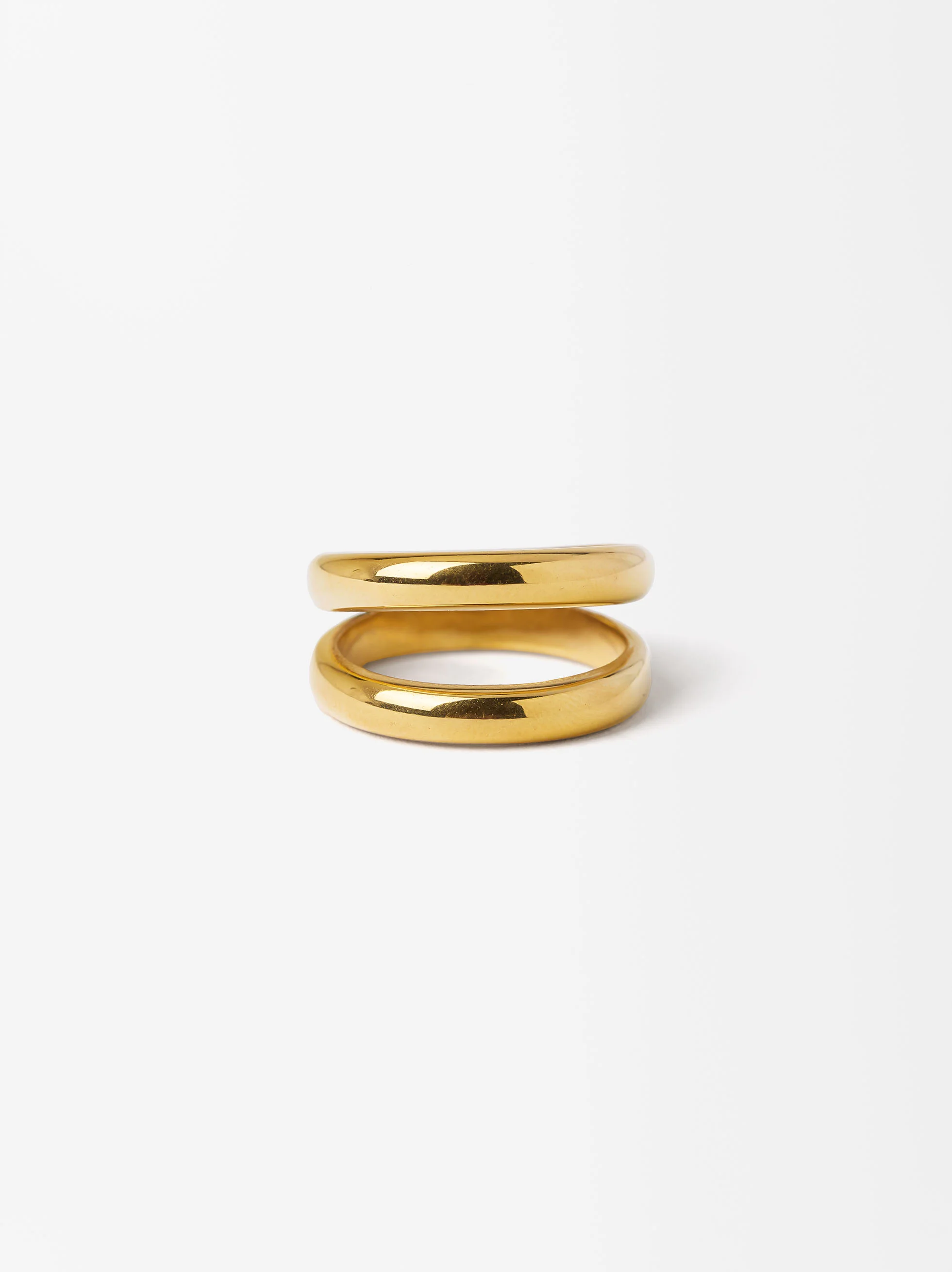 PARFOIS Nhẫn Stainless Steel Golden