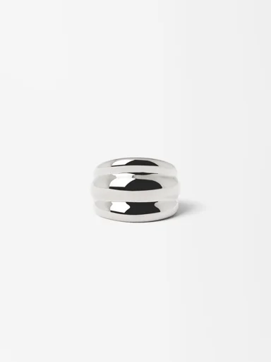 PARFOIS Nhẫn Stainless Steel Silver