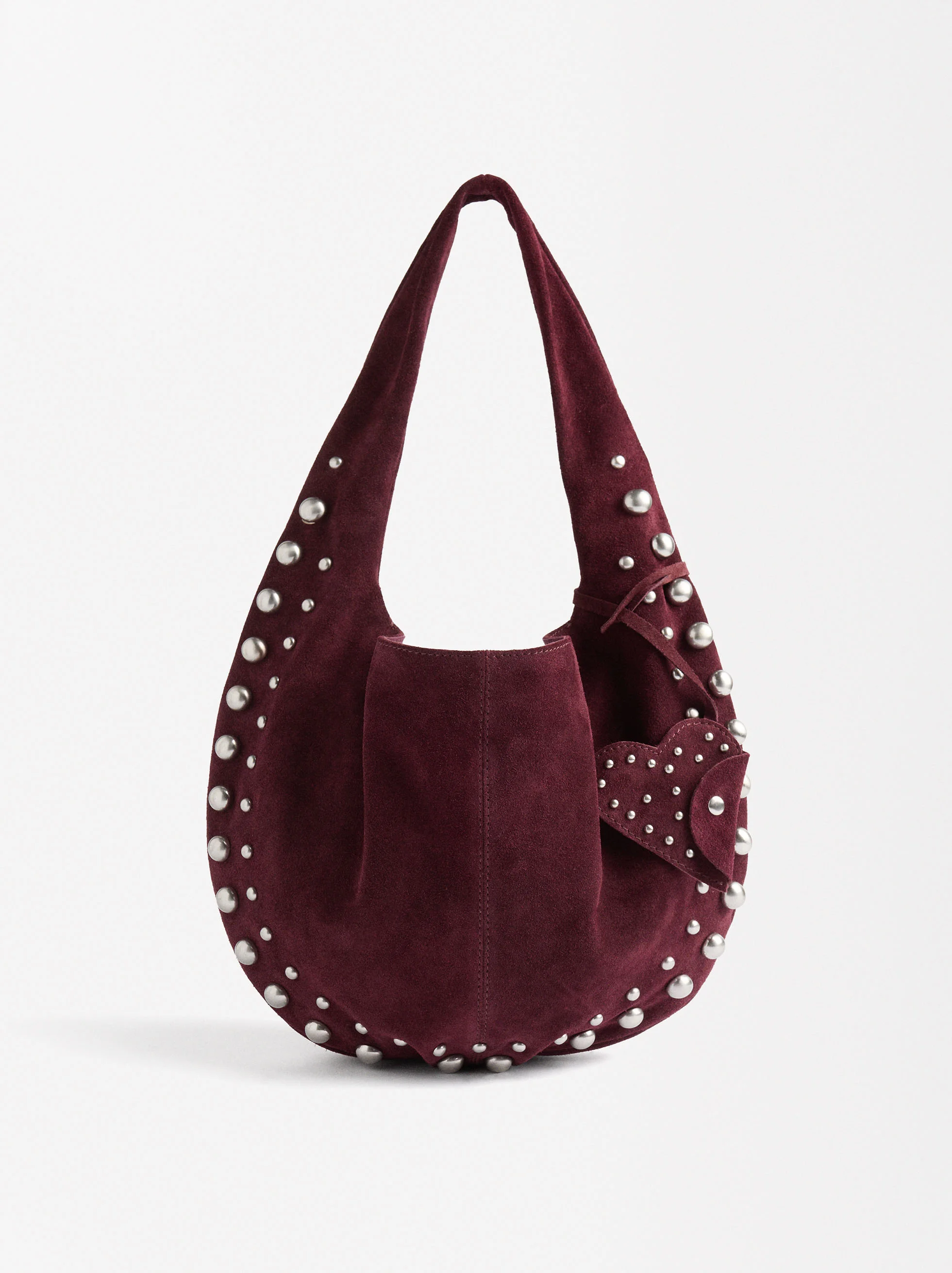 PARFOIS Túi Xách Suede Studs 