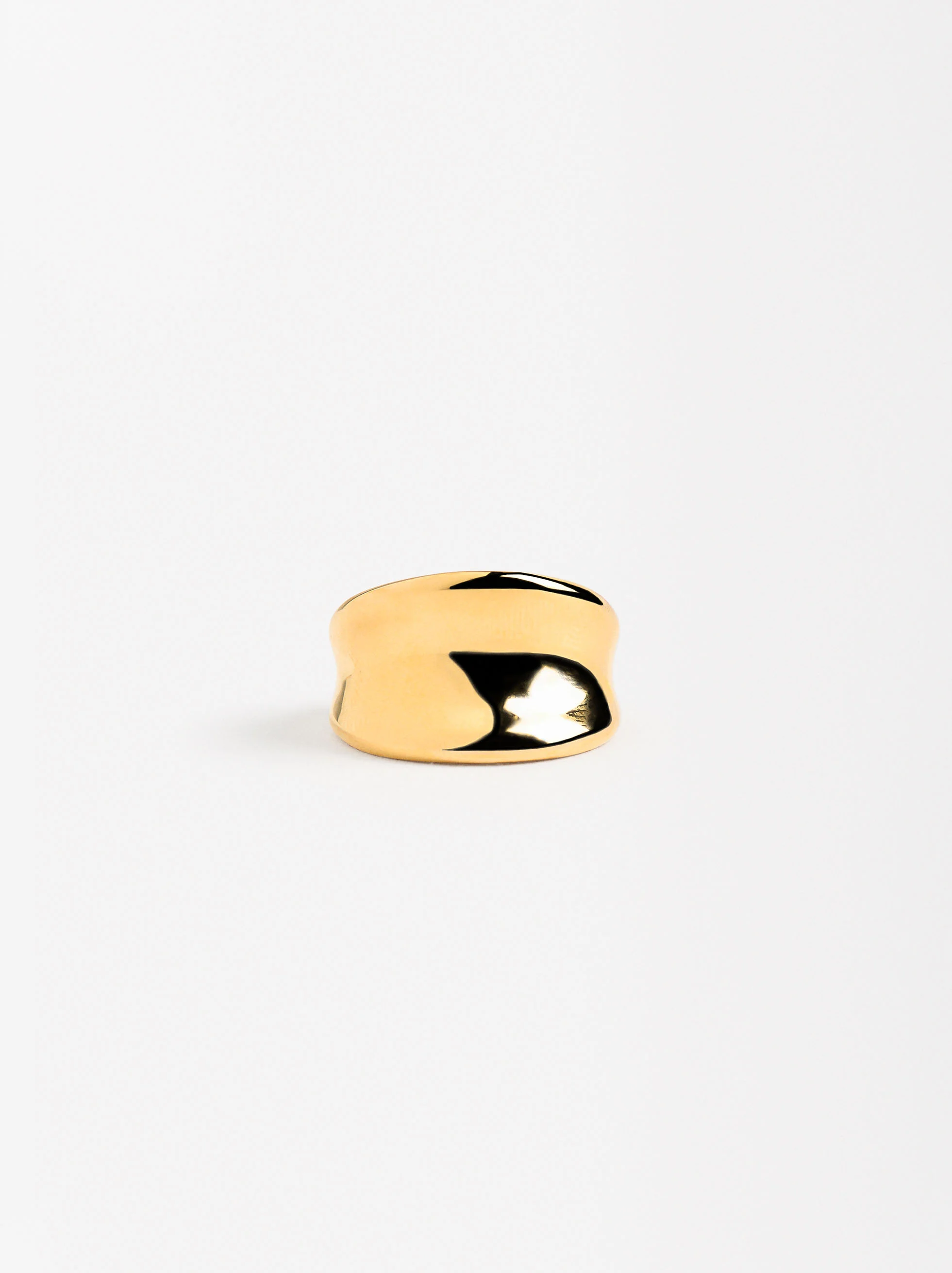 PARFOIS Nhẫn Stainless Steel Golden