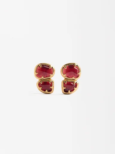 PARFOIS Hoa Tai Clip Earrings