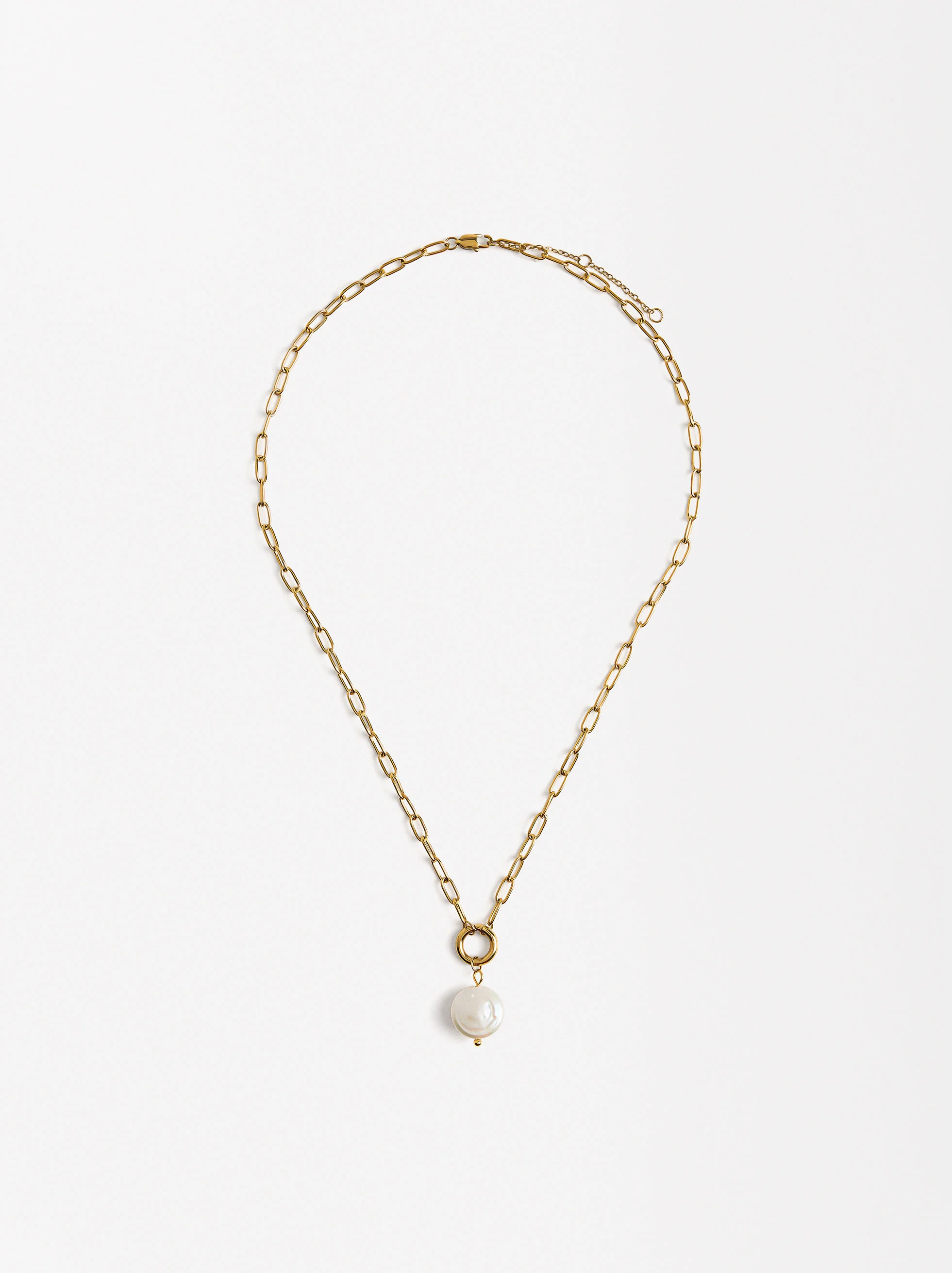 PARFOIS Dây Chuyền Stainless Steel Pearls