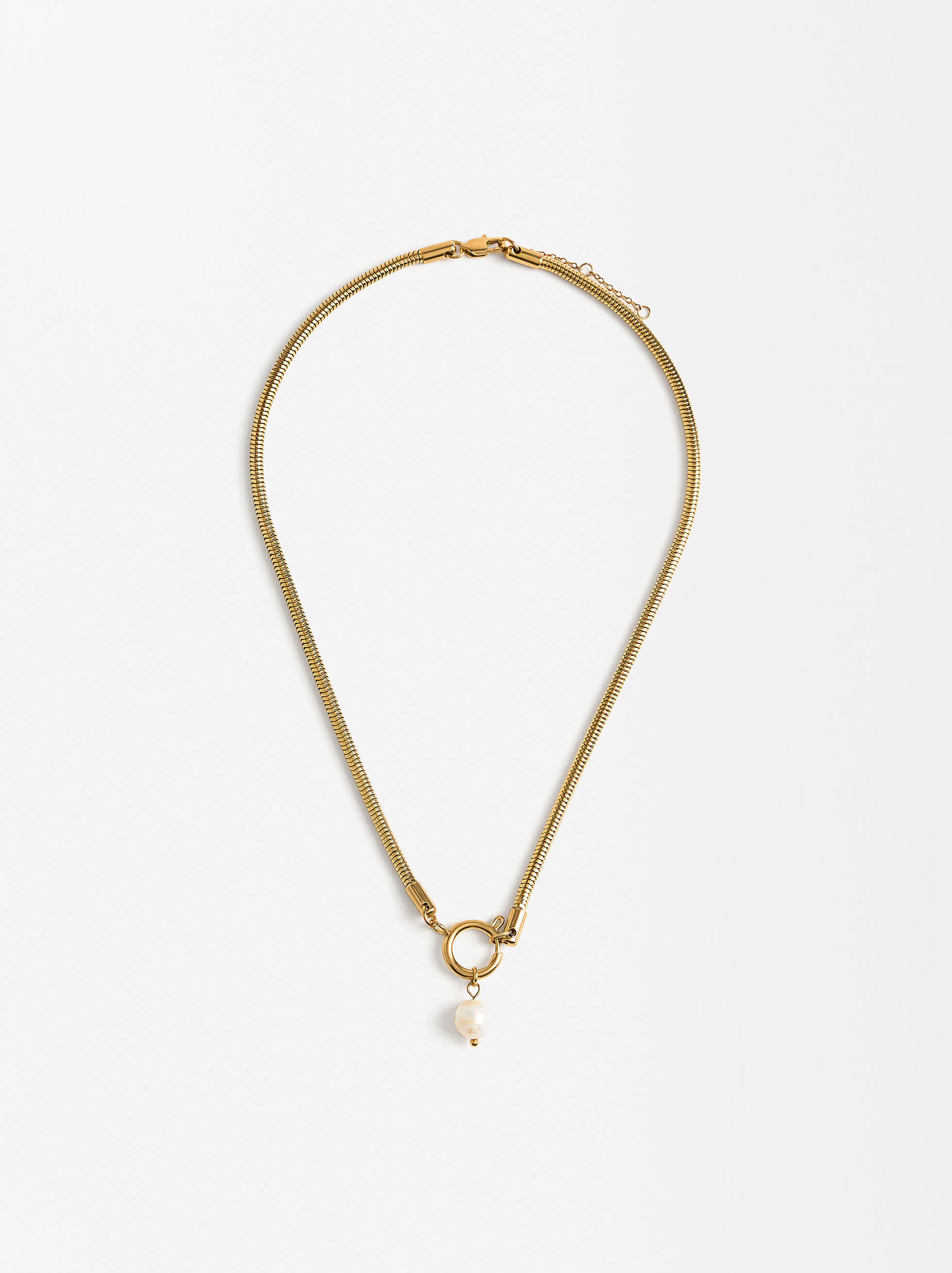 PARFOIS Dây Chuyền Stainless Steel Pearls