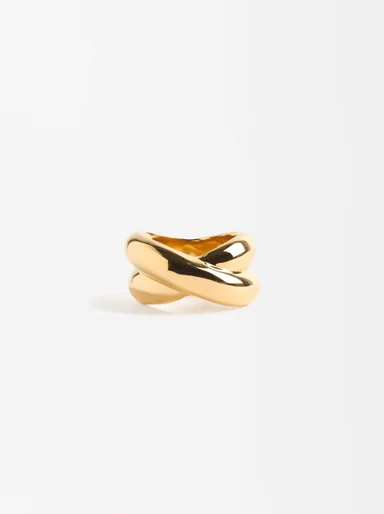 PARFOIS Nhẫn Stainless Steel Golden