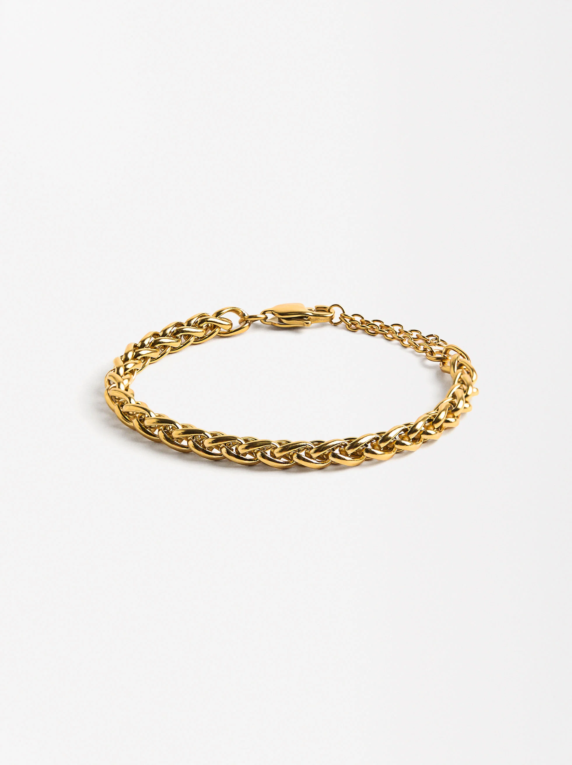 PARFOIS Vòng Tay Stainless Steel Golden