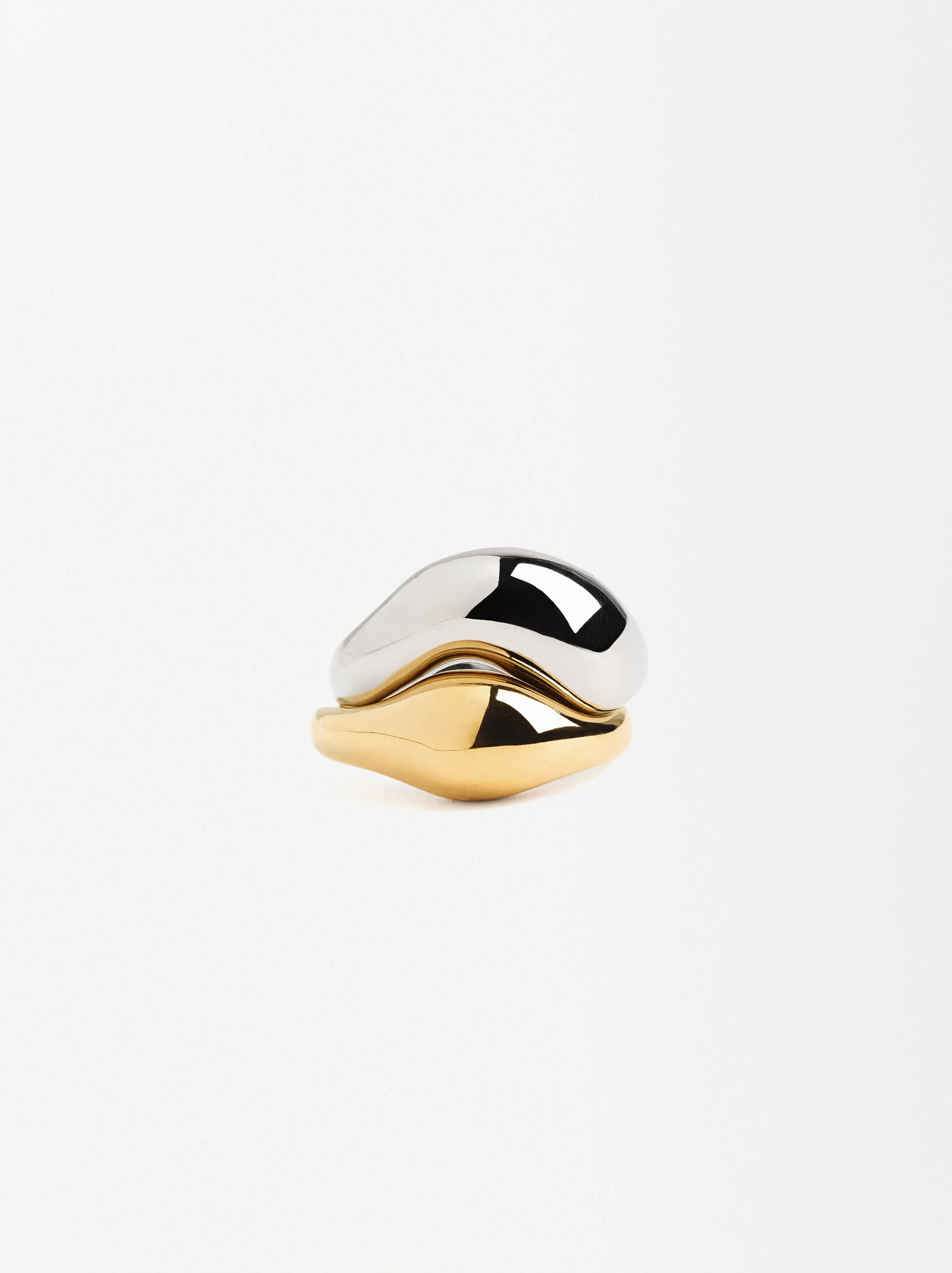 PARFOIS Nhẫn Stainless Steel Silver