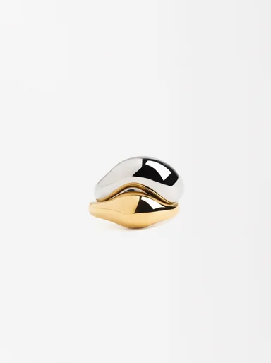PARFOIS Nhẫn Stainless Steel Silver