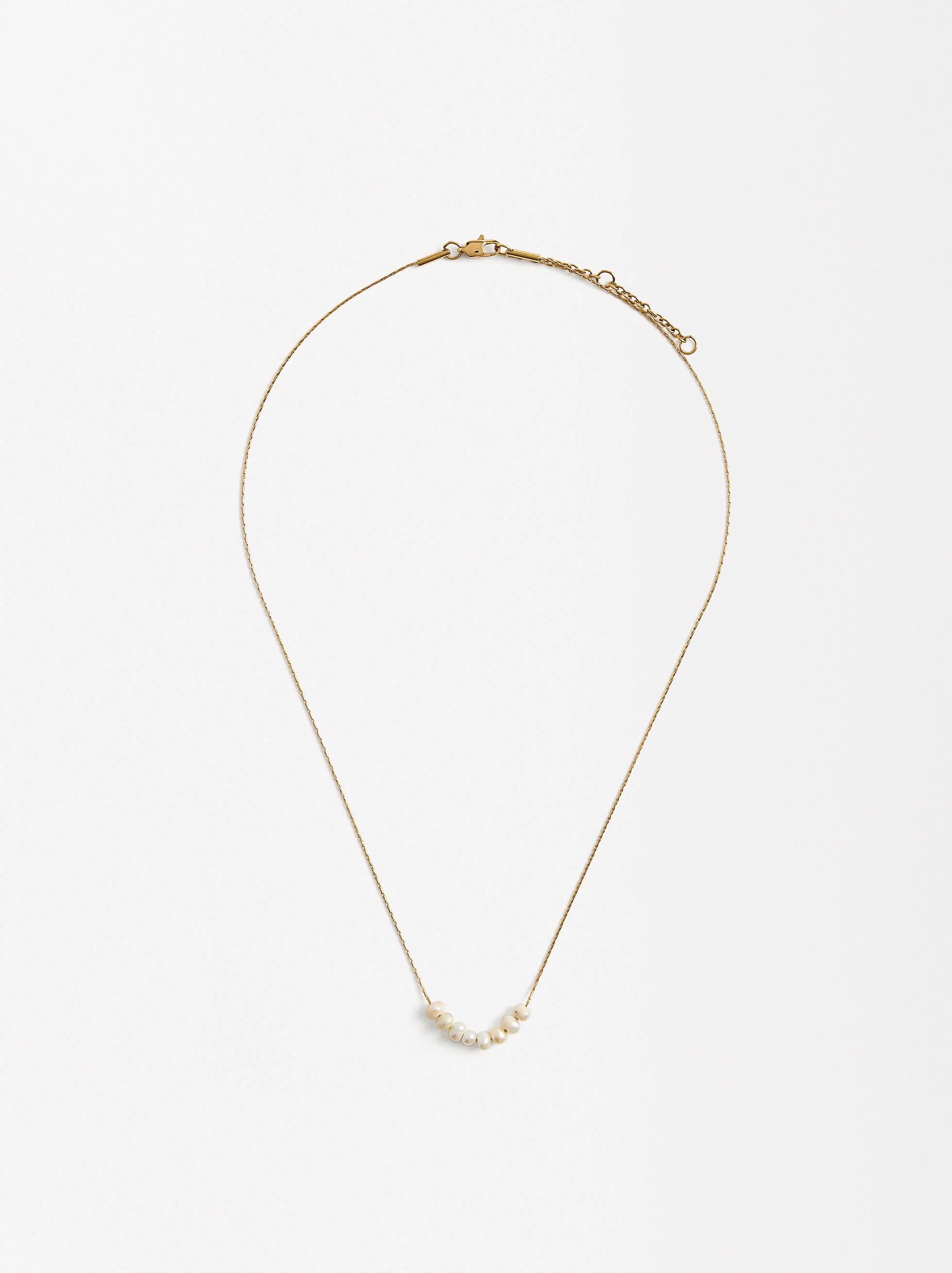 PARFOIS Dây Chuyền Stainless Steel Pearls