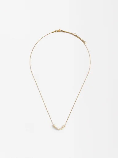 PARFOIS Dây Chuyền Stainless Steel Pearls