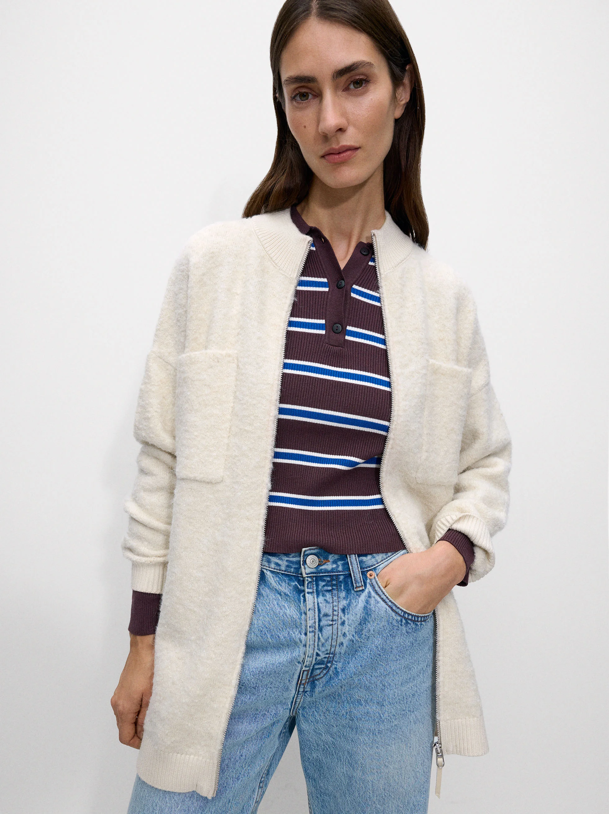 PARFOIS Áo Cardigan C1 Dezembro