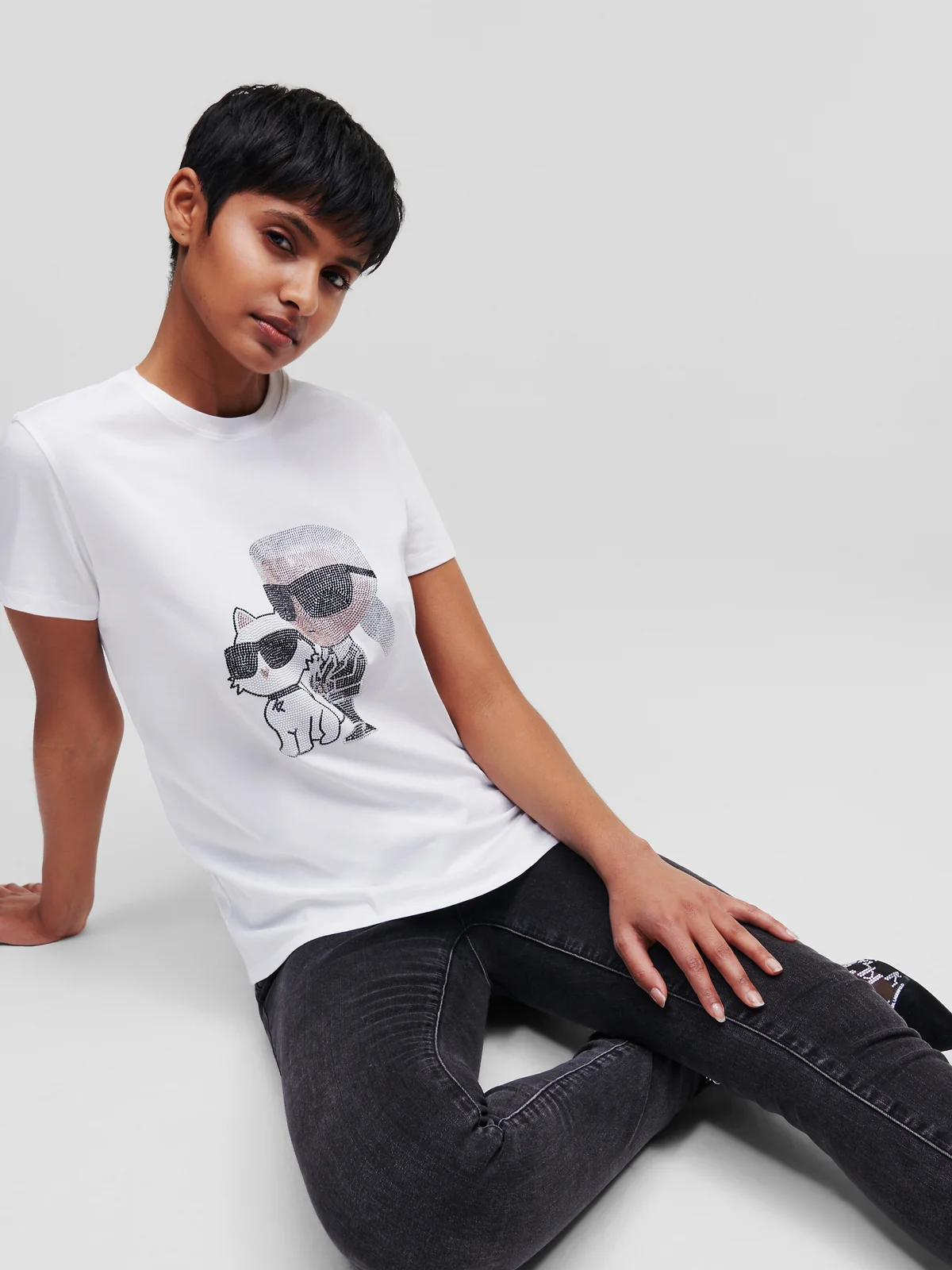 KARL LAGERFELD Áo Thun Nữ