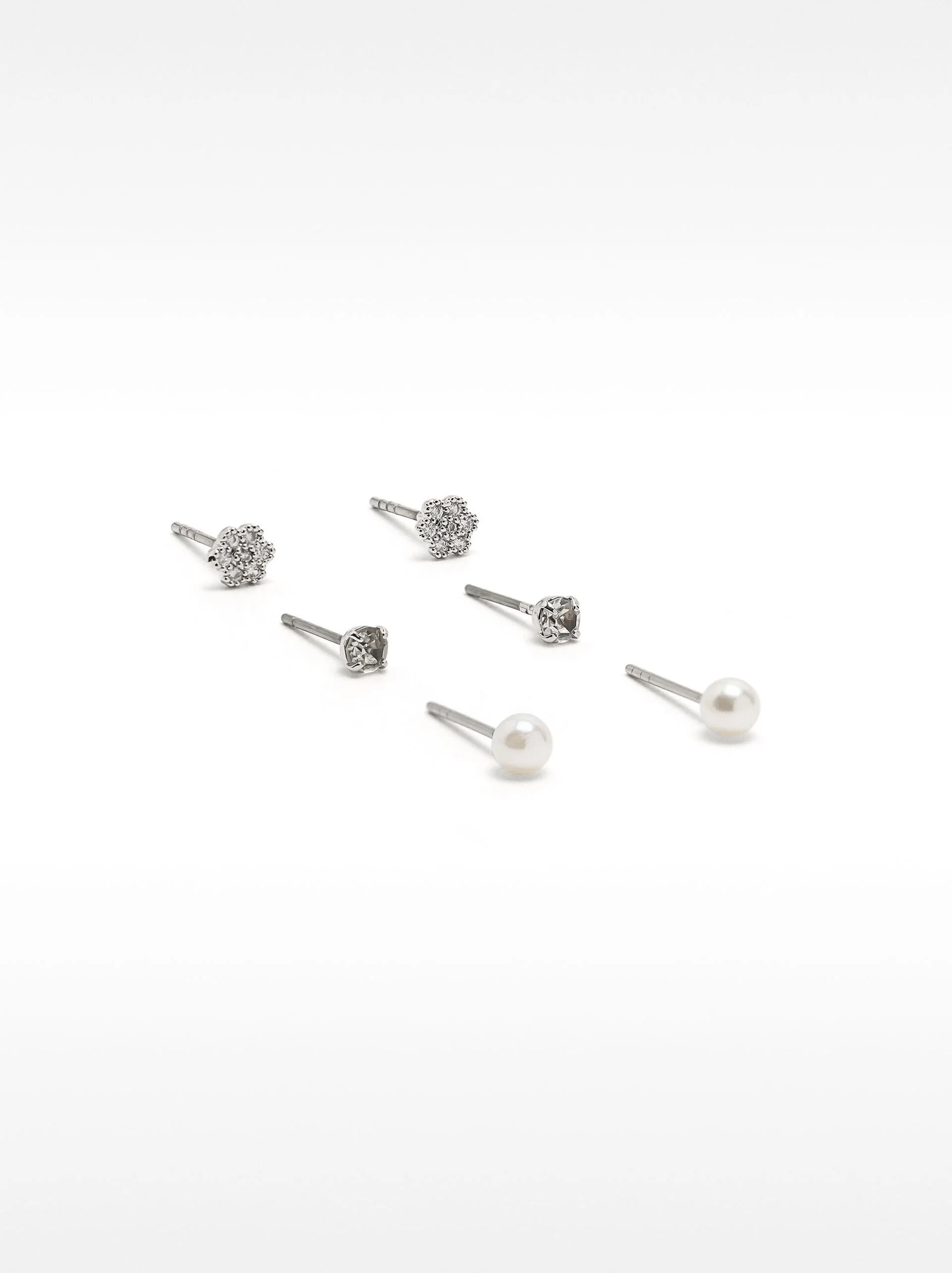 PARFOIS Hoa Tai Nữ Silver Delicates