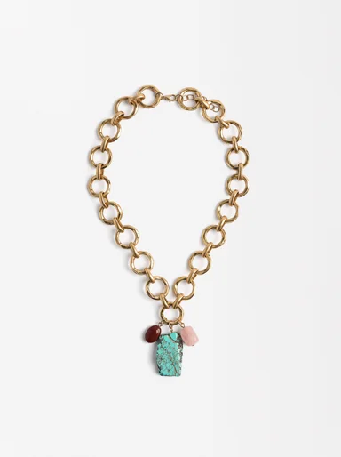 PARFOIS Dây Chuyền Stones & Leather