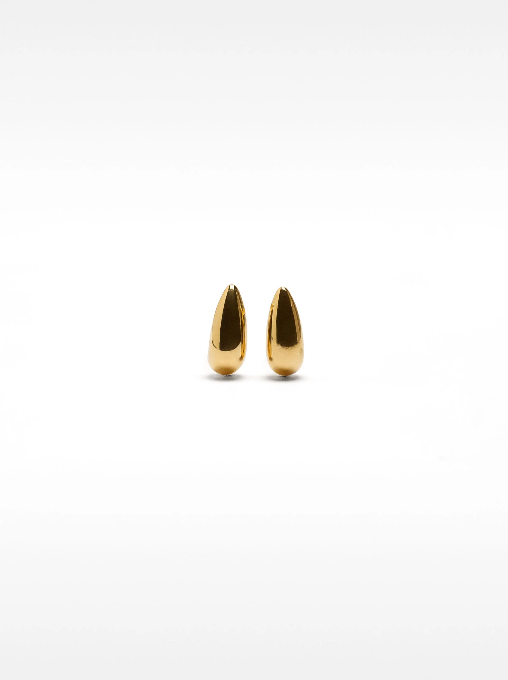 PARFOIS Hoa Tai Nữ Stainless Steel Golden