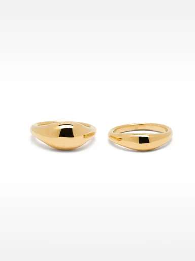PARFOIS Nhẫn Nữ Stainless Steel Golden
