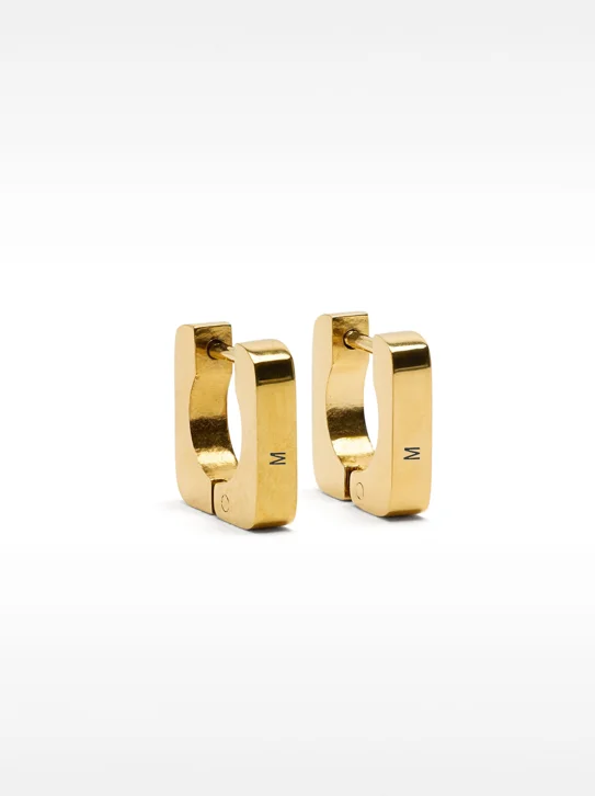 PARFOIS Hoa Tai Nữ Stainless Steel Golden
