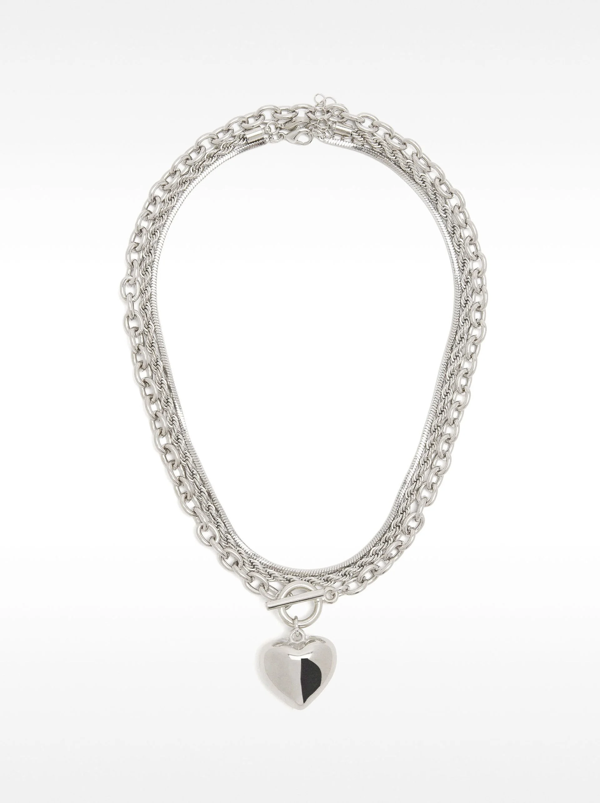 PARFOIS Set Dây Chuyền Silver Basics